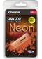 Integral Neon 64 GB USB 3.0 Flash Drive - Orange